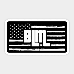 Black Lives Matter Flag Sticker